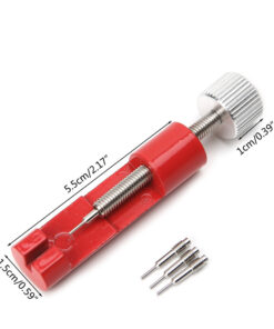 Stiftausdrücker Metallarmbänder Uhr rot